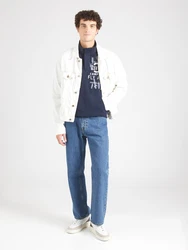 CAMP DAVID Sweatshirt blau/navy/weiß