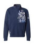 CAMP DAVID Sweatshirt blau/navy/weiß