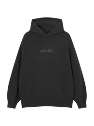 Sweatshirt hellbraun / schwarz