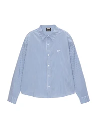 Hemd hellblau / wei