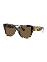 Sonnenbrille dunkelbraun / hellgelb
