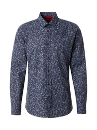 Hemd 'Elisha02' navy / wei