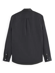 SCOTCH & SODA Hemd Langarmhemd schwarz