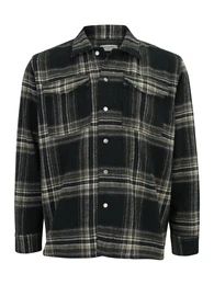 Plus Jacke 'JORVesterbro' oliv / tanne / wei