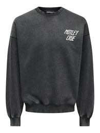Sweatshirt feuerrot / schwarz / wei