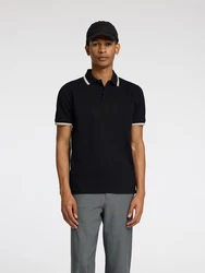 SELECTED HOMME Poloshirt SLHAtlas grau/schwarz/weiß