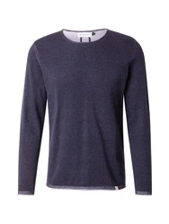 NOWADAYS Pullover indigo/weiß