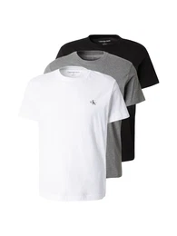 T-Shirt grau / graumeliert / schwarz / wei