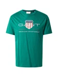 Gant T-Shirt REGULAR ARCHIVE SHIELD hellgrau/grasgrün/dunkelrot/weiß/grün Gant T-Shirt REGULAR ARCHIVE SHIELD hellgrau/grasgrün/dunkelrot/weiß/grün