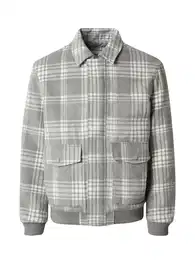Jacke 'Taylan' grau / wei