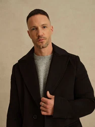DAN FOX APPAREL Mantel Merlin schwarz