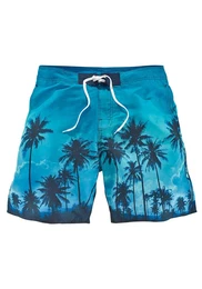 Badeshorts, kurze oder lange Form blau