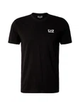 EA7 Emporio Armani T-Shirt schwarz/weiß