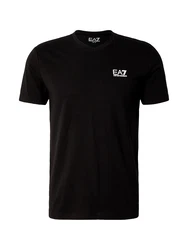 EA7 Emporio Armani T-Shirt schwarz/weiß