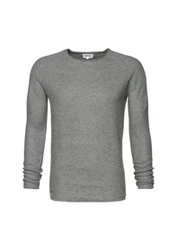 NOWADAYS Pullover Honeycomb graumeliert