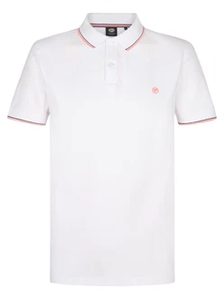 Petrol Industries Poloshirt 'Wave' weiß