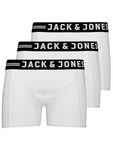 JACK & JONES Boxershorts SENSE TRUNKS 3-PACK NOOS schwarz / weiß JACK & JONES Boxershorts SENSE TRUNKS 3-PACK NOOS schwarz / weiß