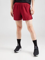 UNDER ARMOUR Sportshorts 'Launch 5' kirschrot/weiß