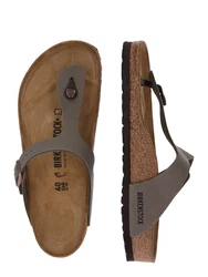 BIRKENSTOCK Zehentrenner 'Gizeh' taupe