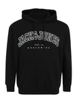 Jack & Jones PlusSize Sweatshirt JJECaleb schwarz/weiß