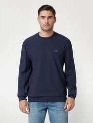GUESS Sweatshirt navy/schwarz