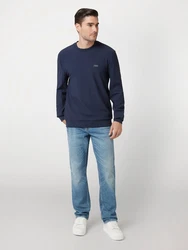 GUESS Sweatshirt navy/schwarz