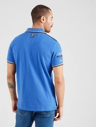 CAMP DAVID Poloshirt 'Heli Flight' blau/navy/weiß