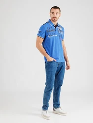 CAMP DAVID Poloshirt 'Heli Flight' blau/navy/weiß