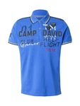 CAMP DAVID Poloshirt 'Heli Flight' blau/navy/weiß