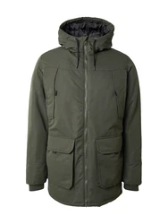 JACK & JONES Parka Jacke 'CONSTRUCT' tanne