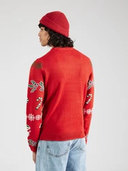 ONLY & SONS Pullover ONSXmas smaragd/rot/schwarz/weiß