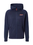 JACK & JONES Sweatjacke 'ERIK' navy/orange/weiß
