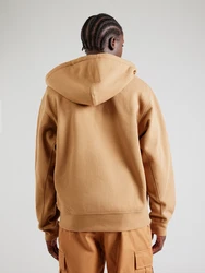 Carhartt WIP Sweatjacke American Script schoko/cappuccino/dunkelgelb