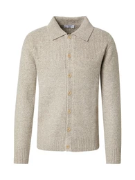 Strickjacke 'Berkay' beigemeliert