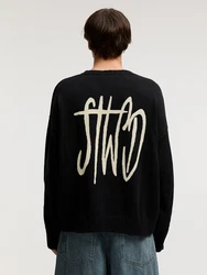 Pull&Bear Pullover schwarz/weiß