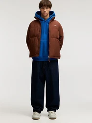 Pull&Bear Jacke kastanienbraun / weiß