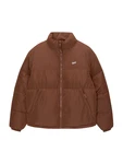 Pull&Bear Jacke kastanienbraun / weiß