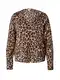 VERO MODA Bluza  bež / smeđa / crna