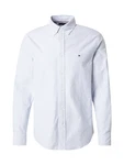 TOMMY HILFIGER Hemd 'HERITAGE' hellblau/weiß