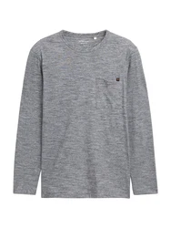 TOM TAILOR Shirt graumeliert