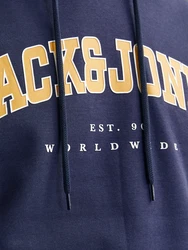Jack & Jones PlusSize Sweatshirt JJECaleb navy/hellorange/wei