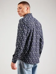 JACK & JONES Hemd 'JPRBLAACTIVE' nachtblau/schwarz/weiß