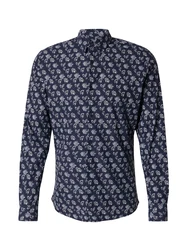 JACK & JONES Hemd 'JPRBLAACTIVE' nachtblau/schwarz/weiß