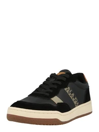 Sneaker 'COURTIS' cognac / pastellgrn / schwarz