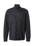 JACK & JONES Pullover JORSOFT KNIT HIGH NECK dunkelgrau