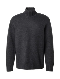 JACK & JONES Pullover JORSOFT KNIT HIGH NECK dunkelgrau JACK & JONES Pullover JORSOFT KNIT HIGH NECK dunkelgrau