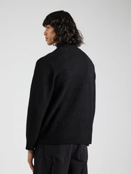 JACK & JONES Pullover JORSOFT KNIT HIGH NECK schwarz