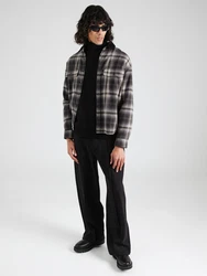 JACK & JONES Pullover JORSOFT KNIT HIGH NECK schwarz