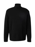 JACK & JONES Pullover JORSOFT KNIT HIGH NECK schwarz
