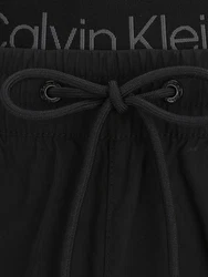 Calvin Klein Swimwear Badeshorts grau/schwarz